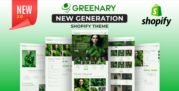 GREENARY | Fashion Shopify Theme
