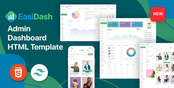 EasiDash | Admin Dashboard HTML Template